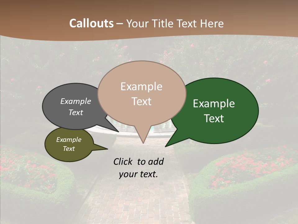 Beautiful Display Trees PowerPoint Template