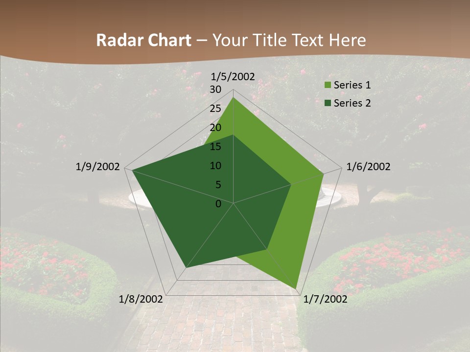 Beautiful Display Trees PowerPoint Template