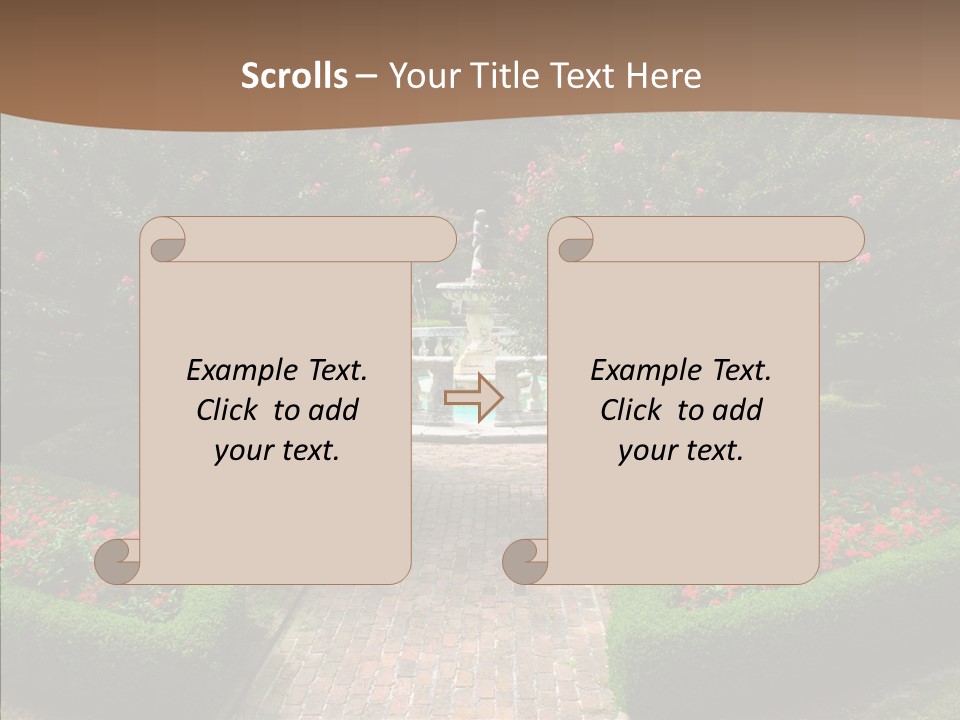 Beautiful Display Trees PowerPoint Template
