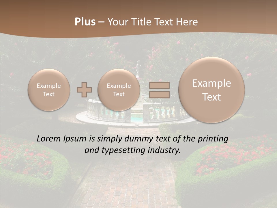 Beautiful Display Trees PowerPoint Template