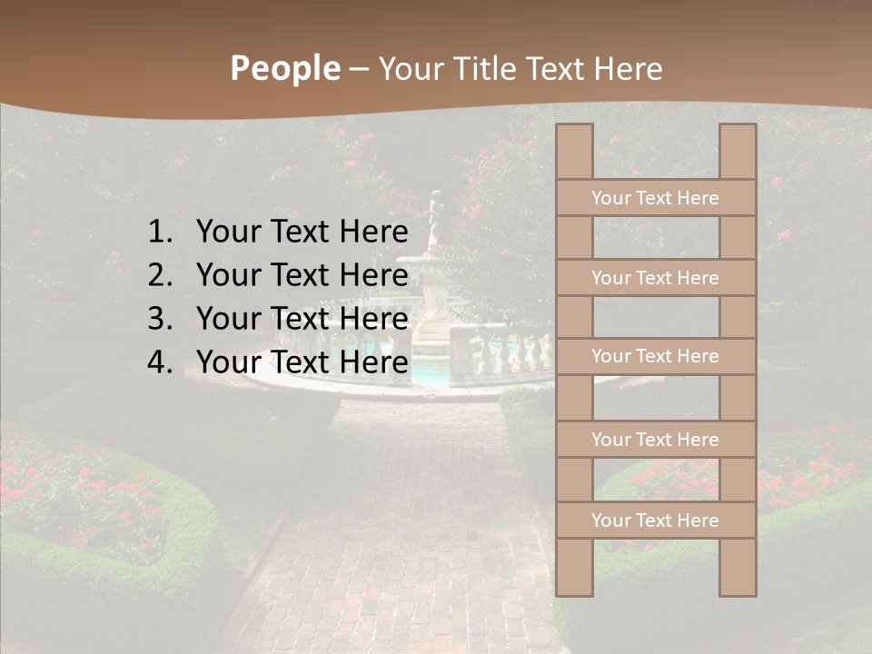Beautiful Display Trees PowerPoint Template