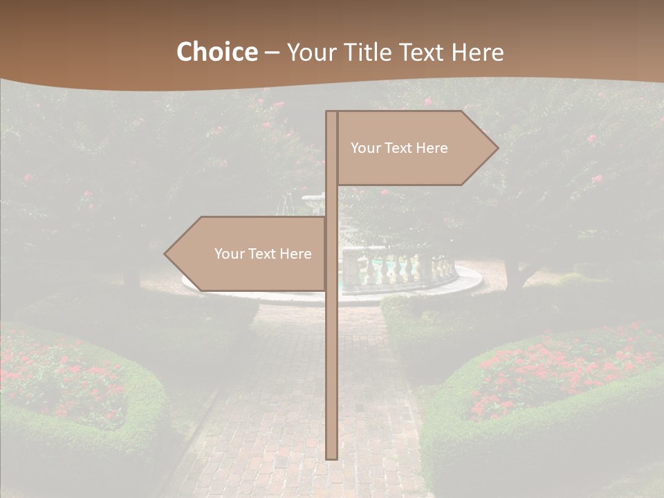 Beautiful Display Trees PowerPoint Template
