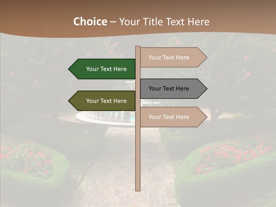Beautiful Display Trees PowerPoint Template