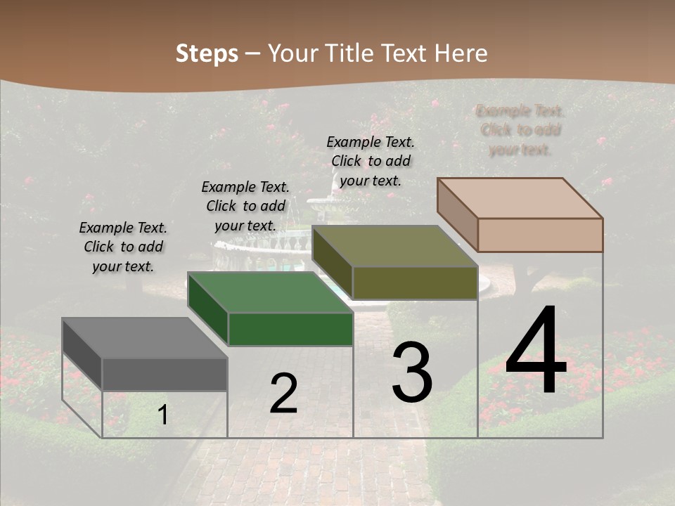Beautiful Display Trees PowerPoint Template