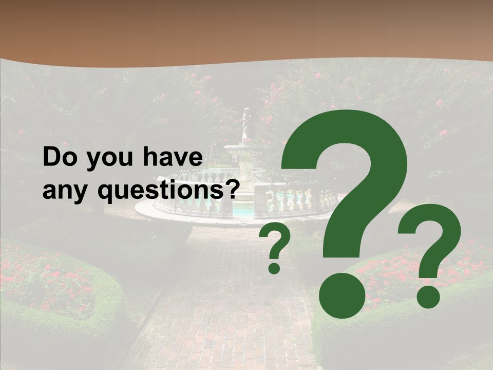 Beautiful Display Trees PowerPoint Template