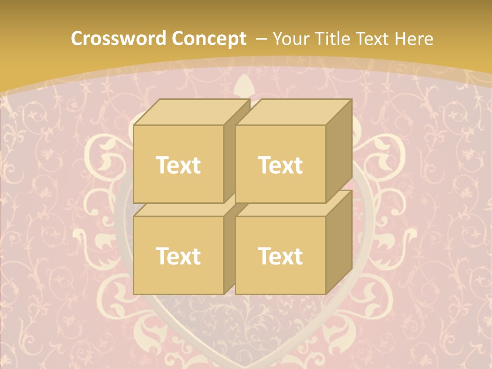 Flourishes Passion Red PowerPoint Template