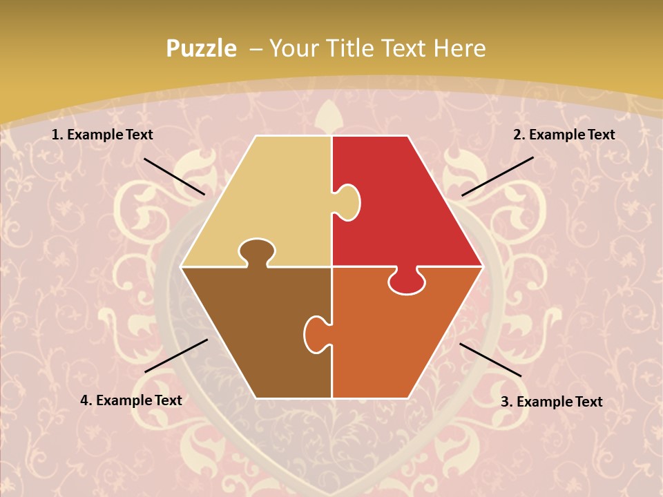 Flourishes Passion Red PowerPoint Template