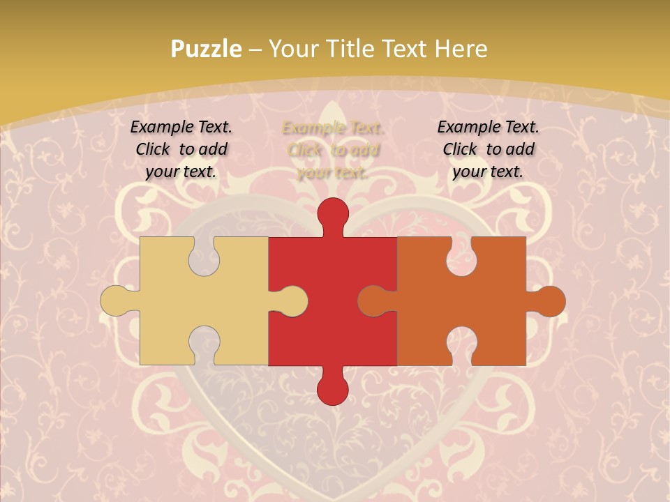 Flourishes Passion Red PowerPoint Template