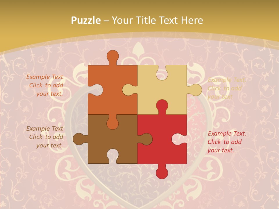 Flourishes Passion Red PowerPoint Template