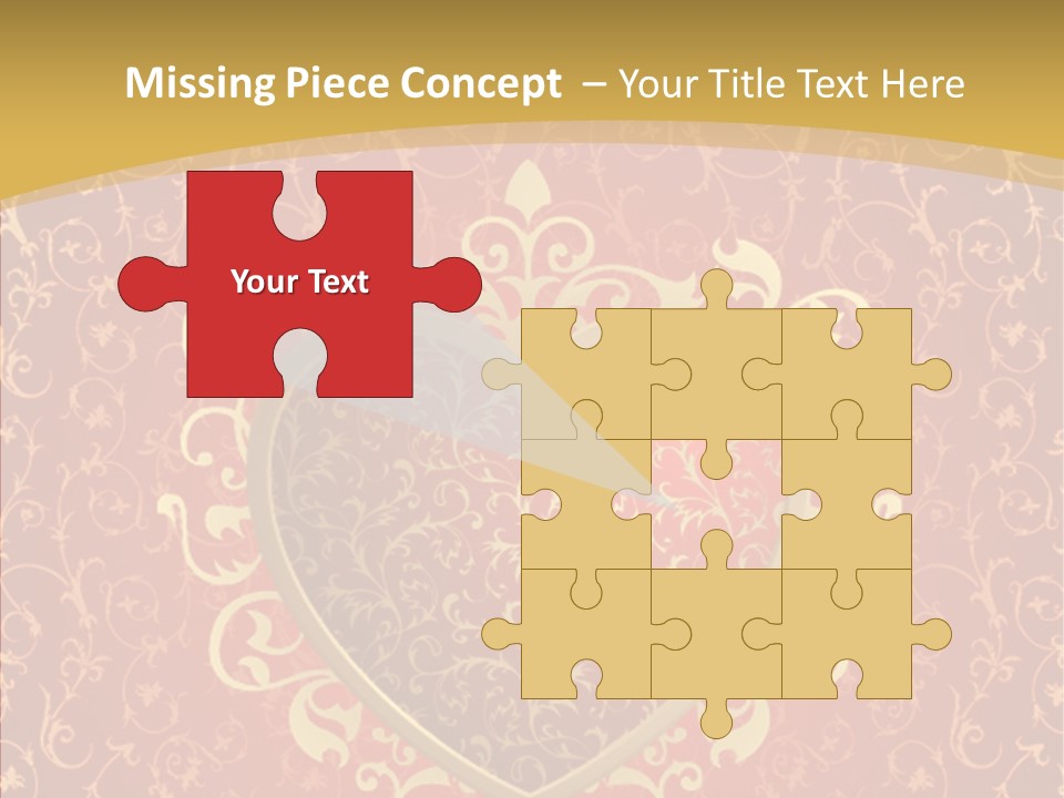 Flourishes Passion Red PowerPoint Template