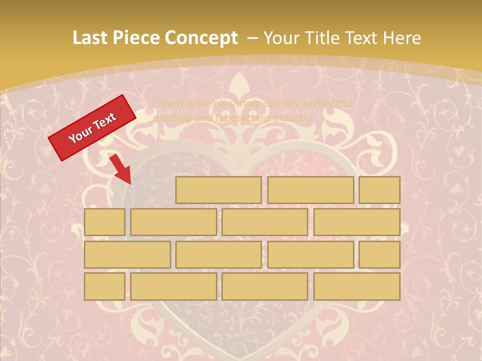 Flourishes Passion Red PowerPoint Template
