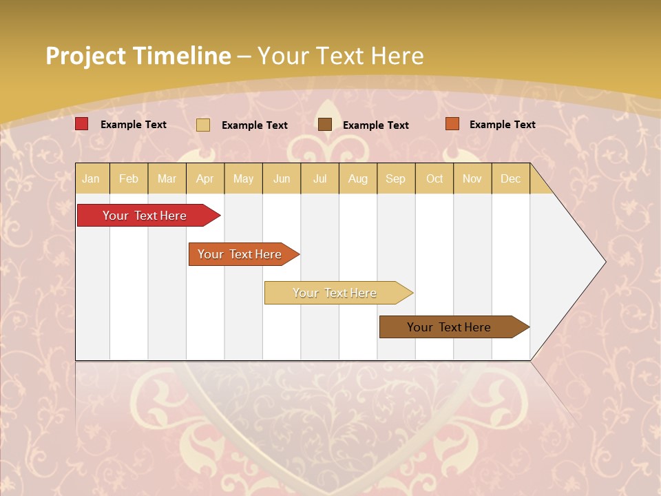 Flourishes Passion Red PowerPoint Template