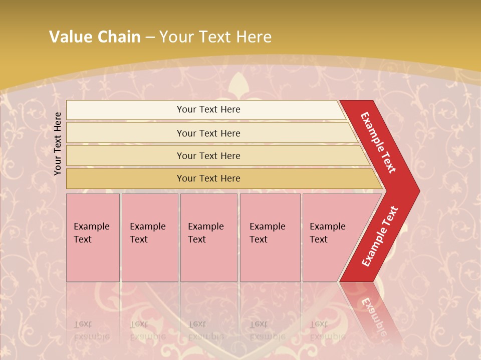 Flourishes Passion Red PowerPoint Template