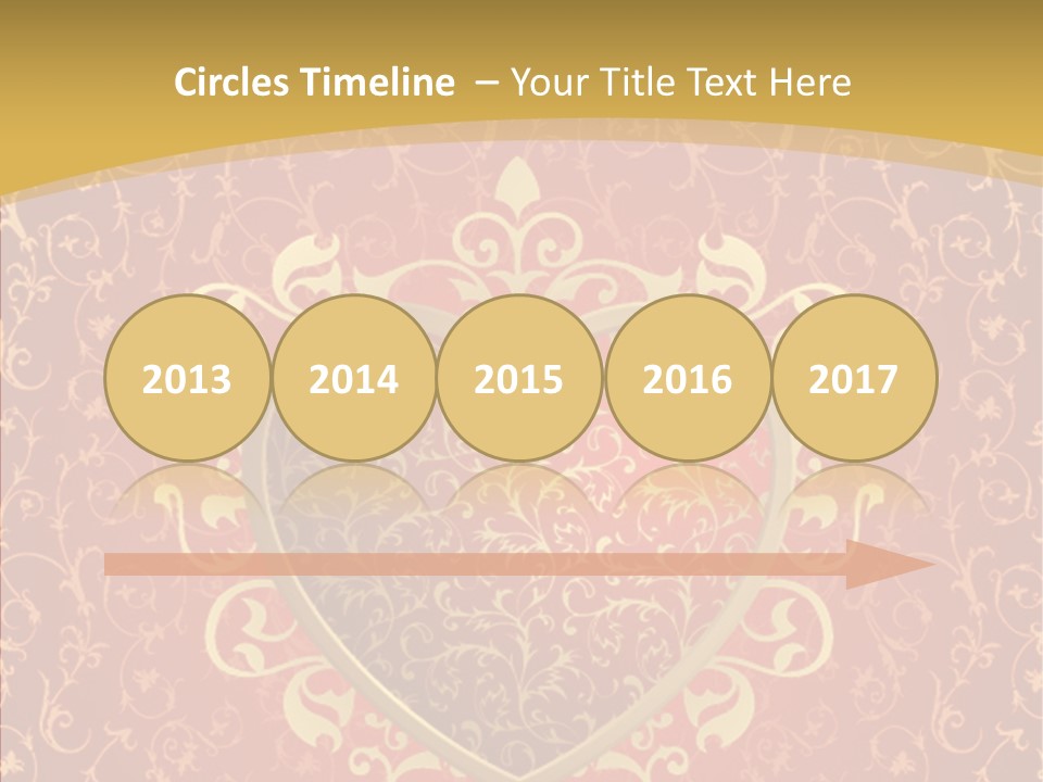 Flourishes Passion Red PowerPoint Template