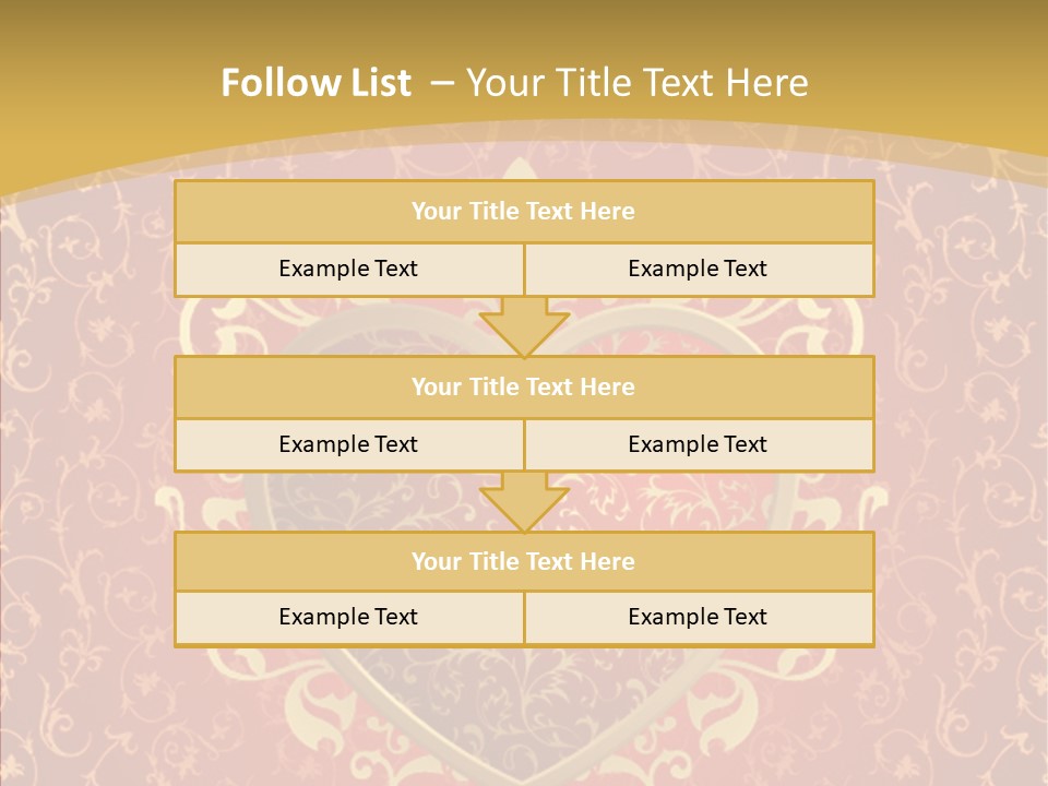 Flourishes Passion Red PowerPoint Template
