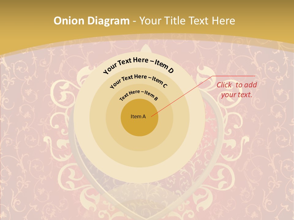 Flourishes Passion Red PowerPoint Template