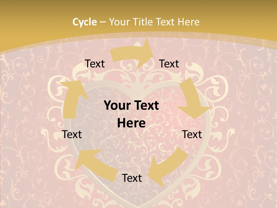 Flourishes Passion Red PowerPoint Template