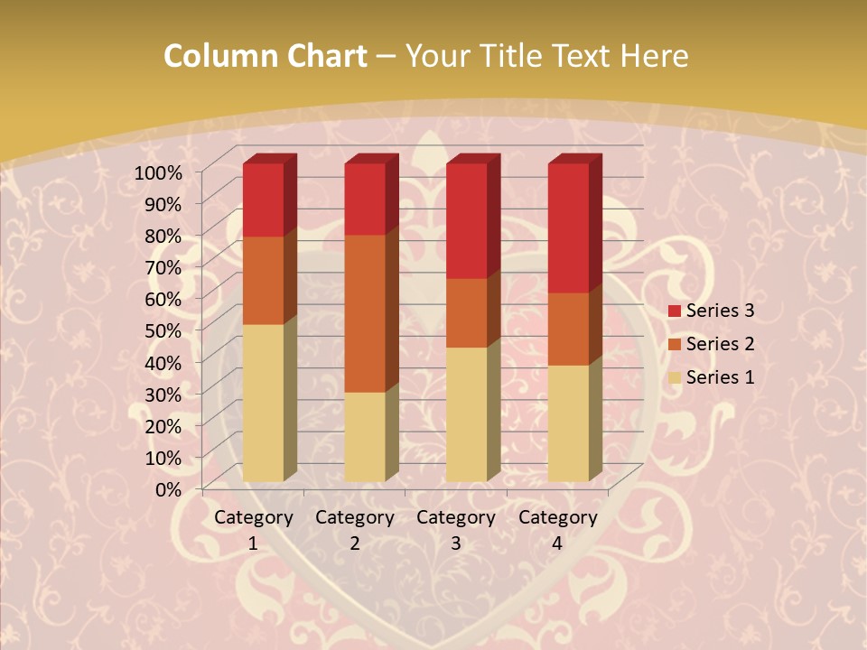 Flourishes Passion Red PowerPoint Template