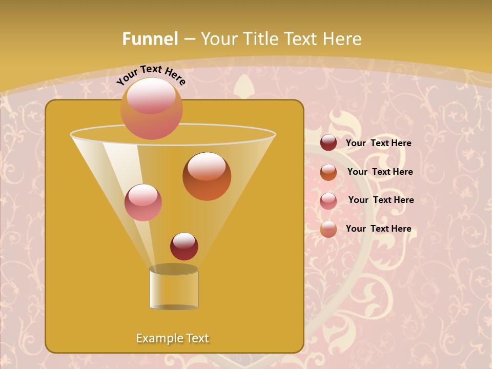 Flourishes Passion Red PowerPoint Template