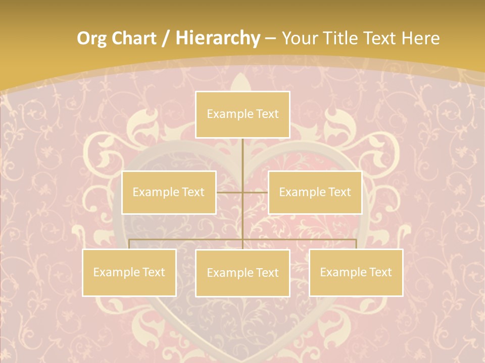 Flourishes Passion Red PowerPoint Template