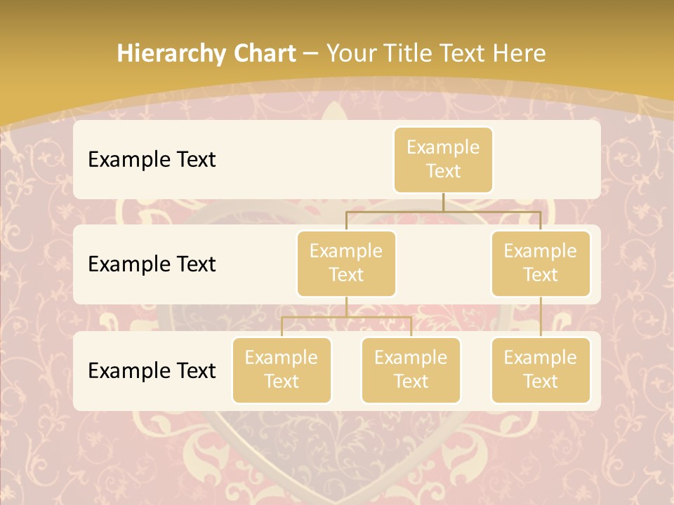 Flourishes Passion Red PowerPoint Template