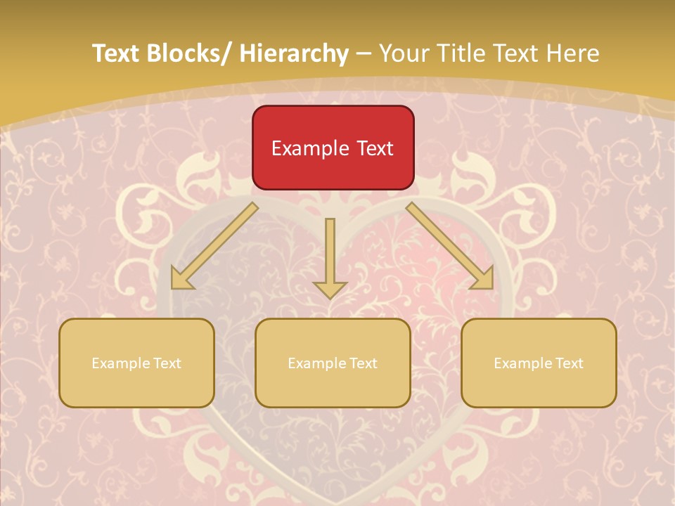 Flourishes Passion Red PowerPoint Template