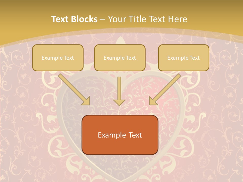 Flourishes Passion Red PowerPoint Template