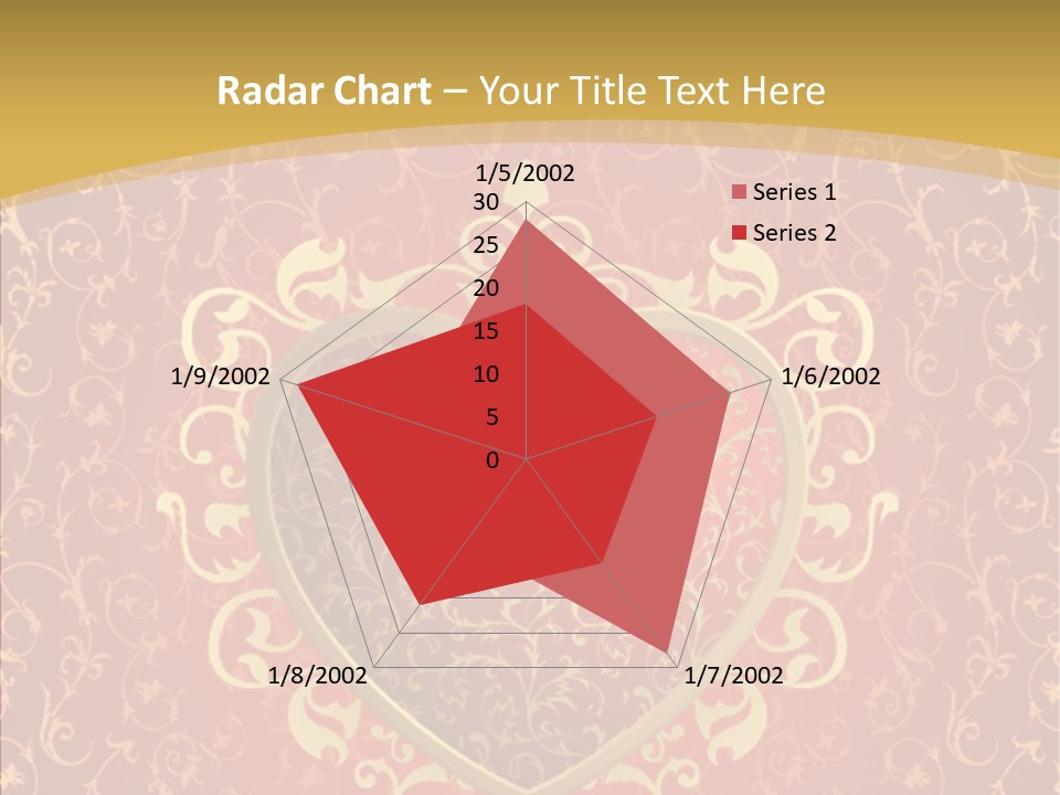 Flourishes Passion Red PowerPoint Template