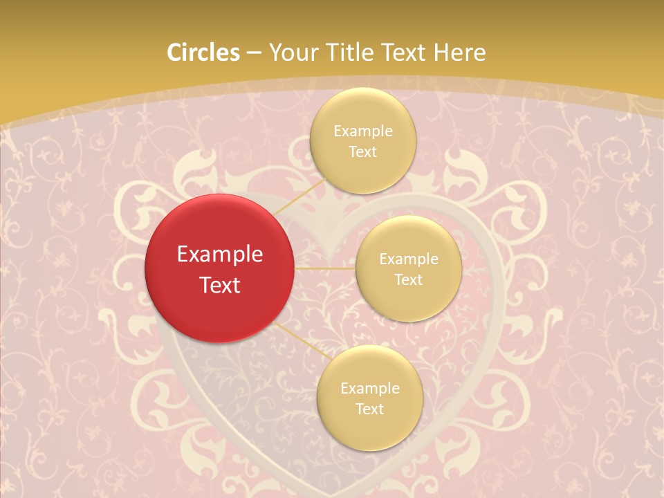 Flourishes Passion Red PowerPoint Template