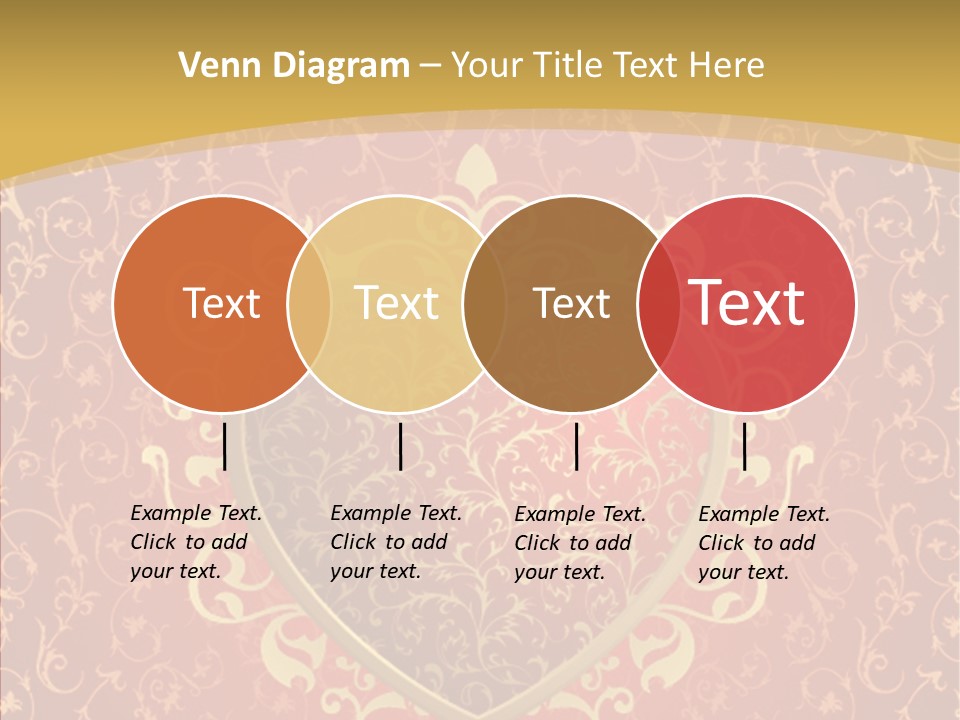 Flourishes Passion Red PowerPoint Template