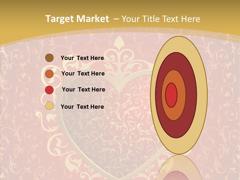 Flourishes Passion Red PowerPoint Template