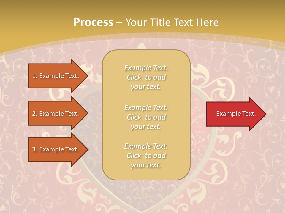 Flourishes Passion Red PowerPoint Template