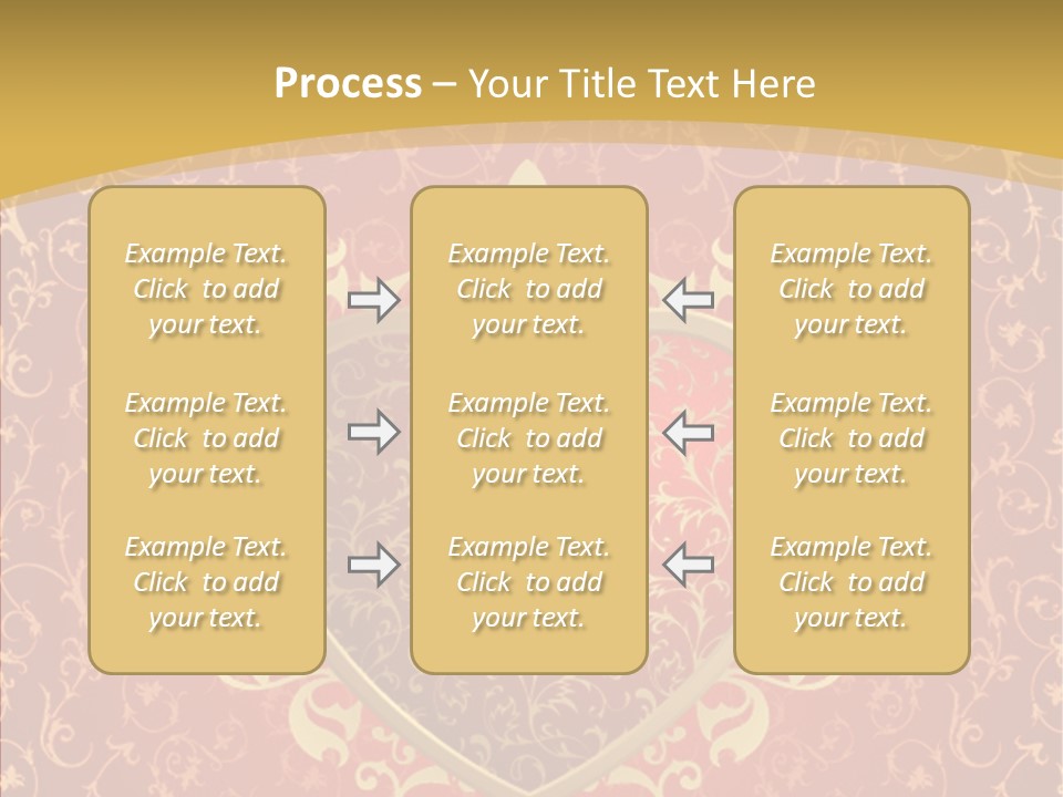 Flourishes Passion Red PowerPoint Template