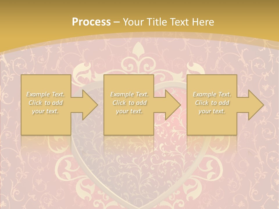 Flourishes Passion Red PowerPoint Template