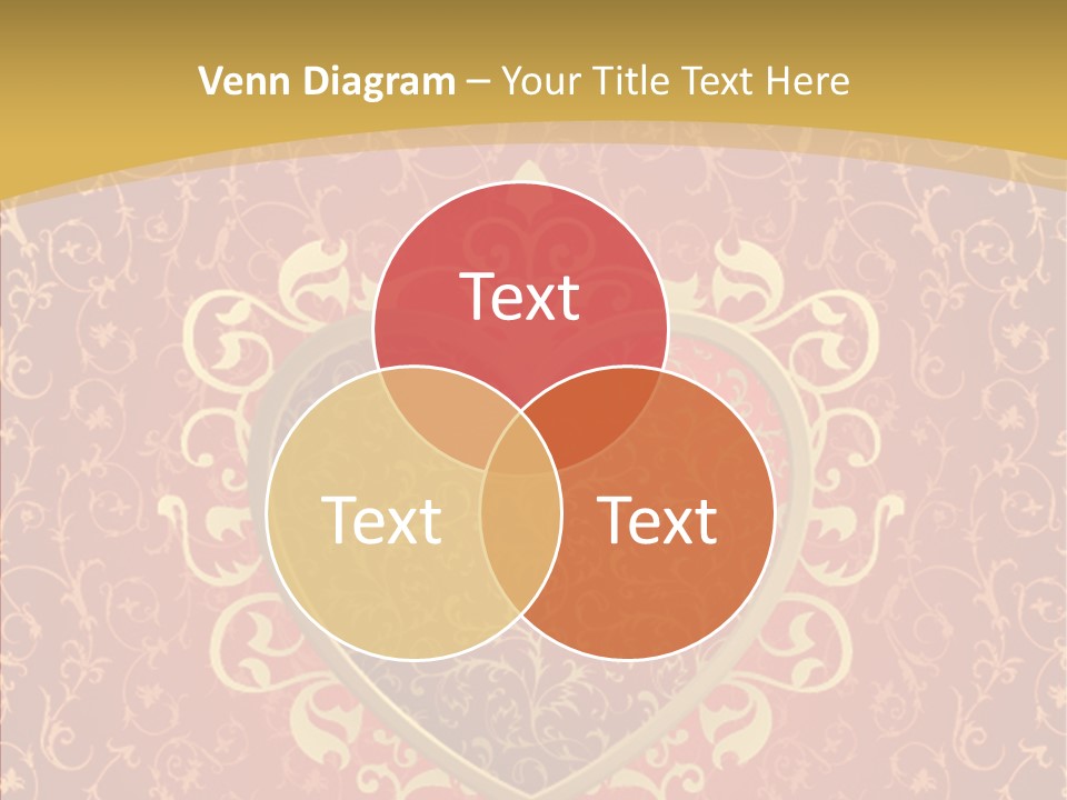 Flourishes Passion Red PowerPoint Template