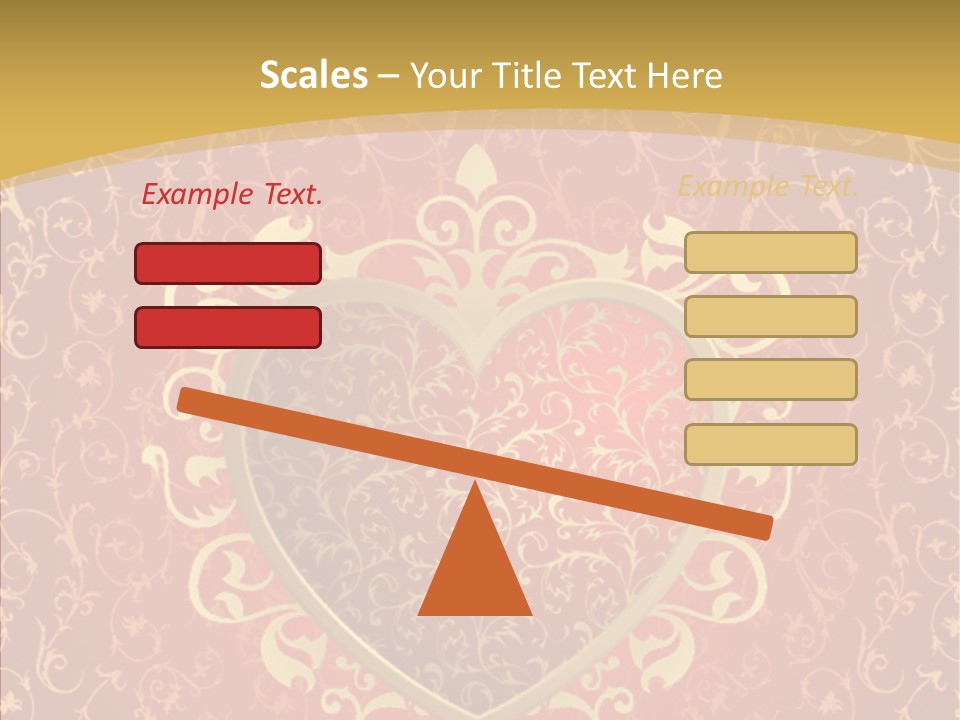 Flourishes Passion Red PowerPoint Template