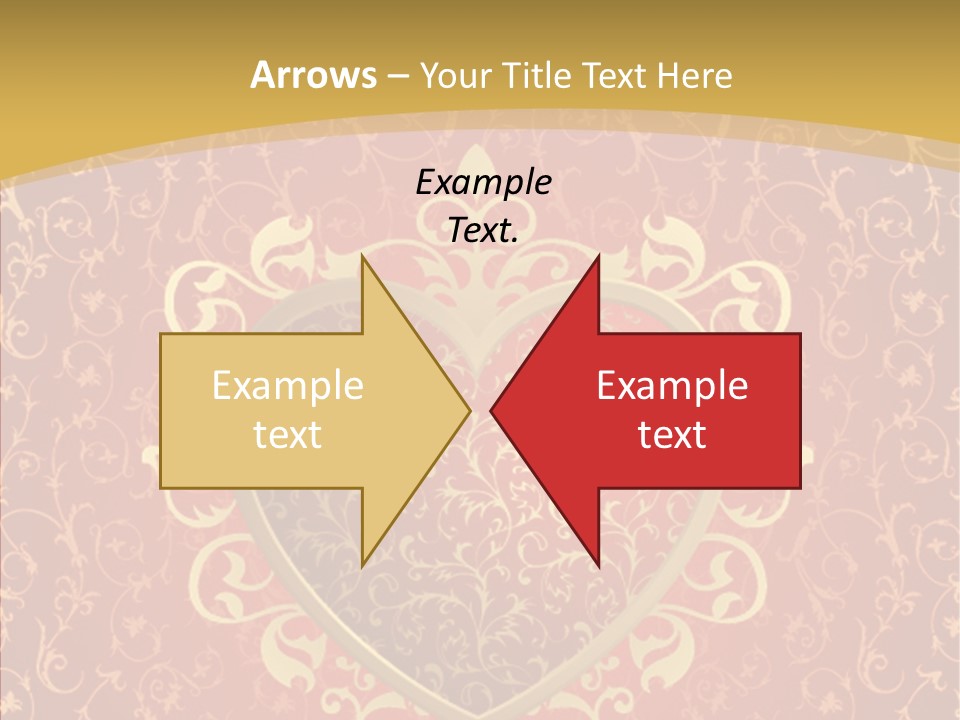 Flourishes Passion Red PowerPoint Template