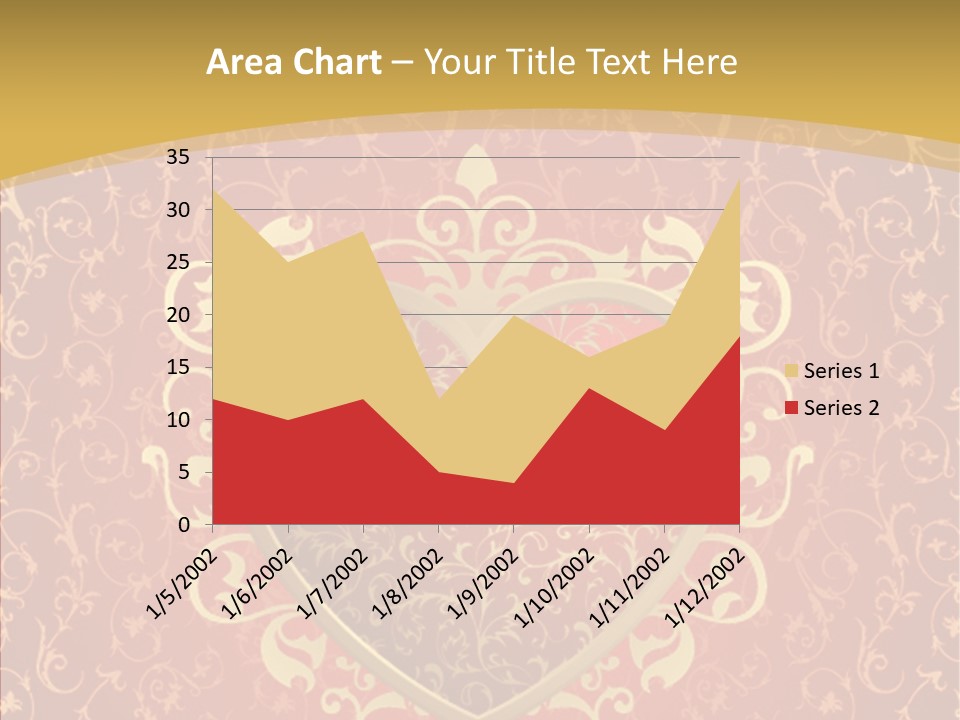 Flourishes Passion Red PowerPoint Template