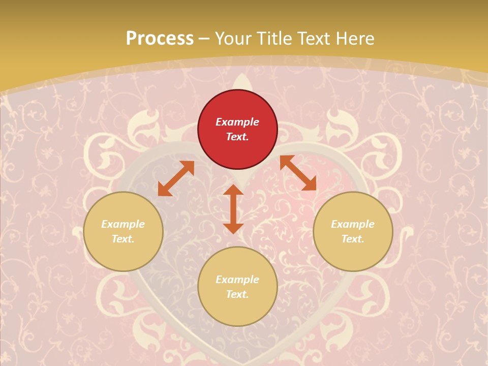 Flourishes Passion Red PowerPoint Template