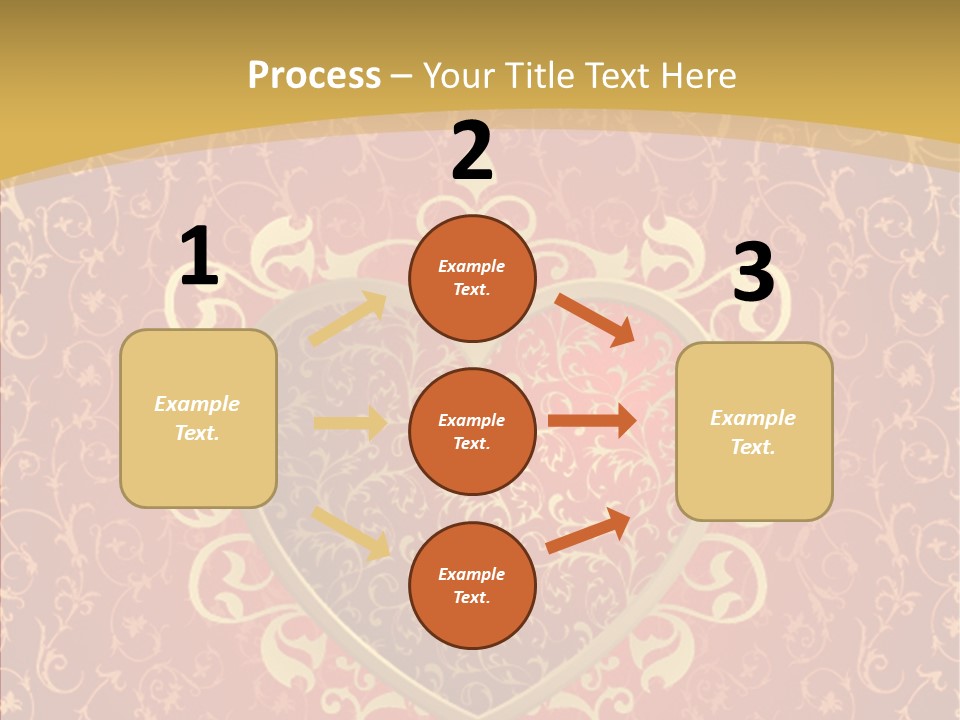 Flourishes Passion Red PowerPoint Template