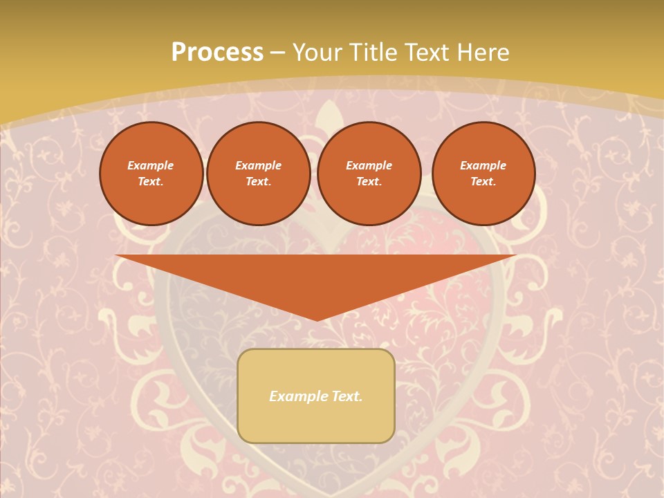 Flourishes Passion Red PowerPoint Template