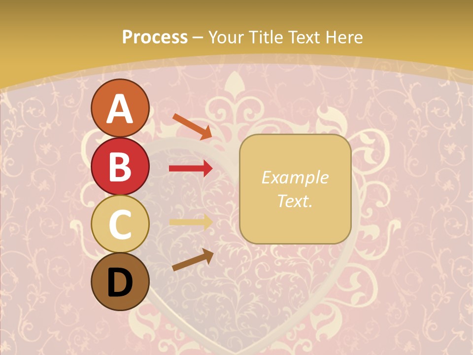 Flourishes Passion Red PowerPoint Template