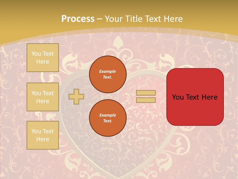 Flourishes Passion Red PowerPoint Template