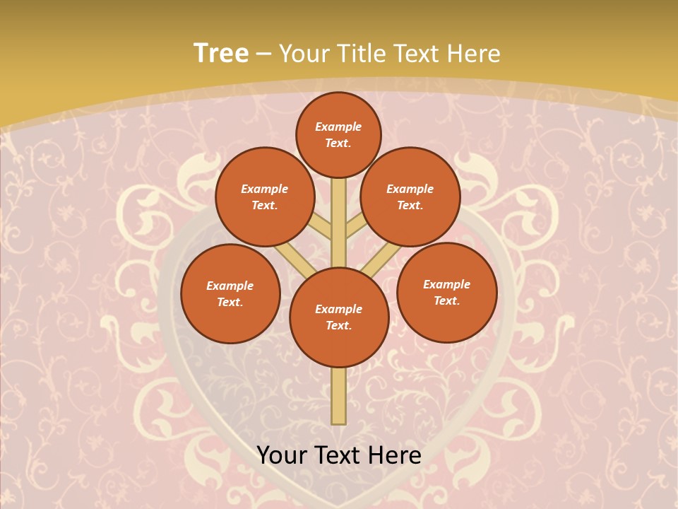 Flourishes Passion Red PowerPoint Template