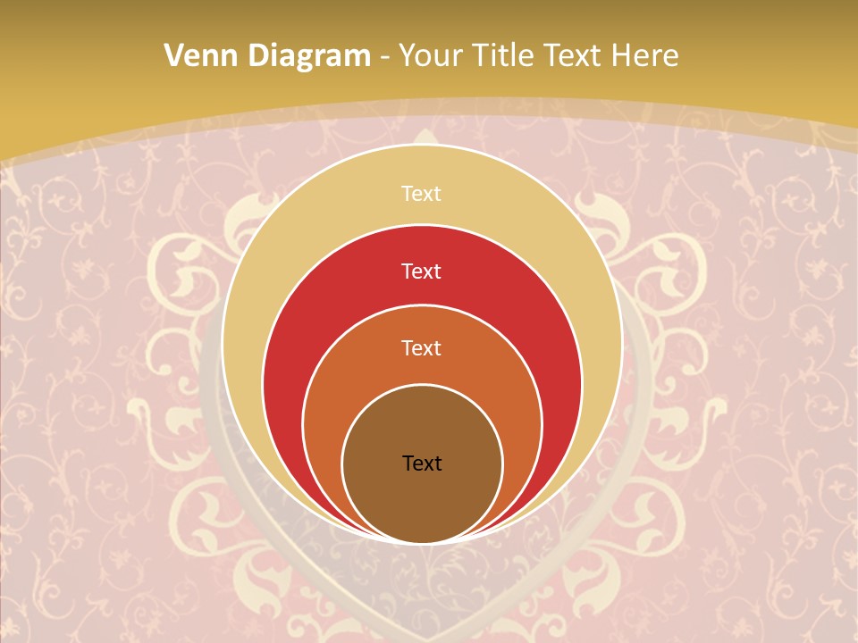 Flourishes Passion Red PowerPoint Template