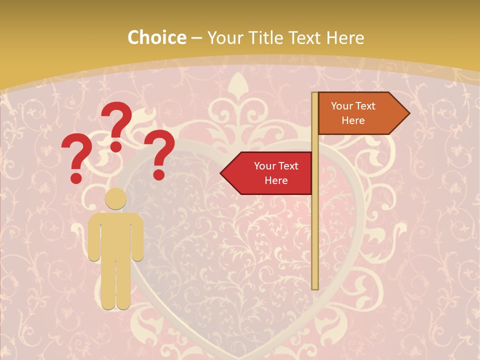 Flourishes Passion Red PowerPoint Template