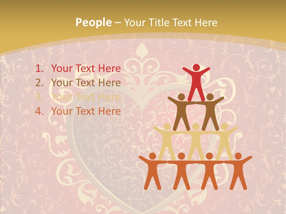 Flourishes Passion Red PowerPoint Template