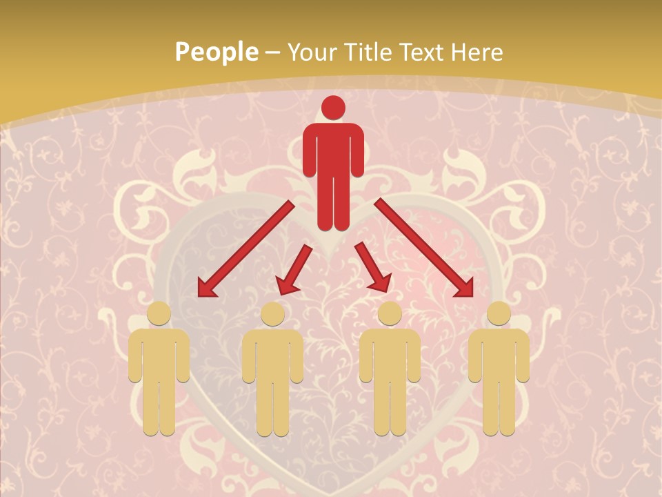 Flourishes Passion Red PowerPoint Template