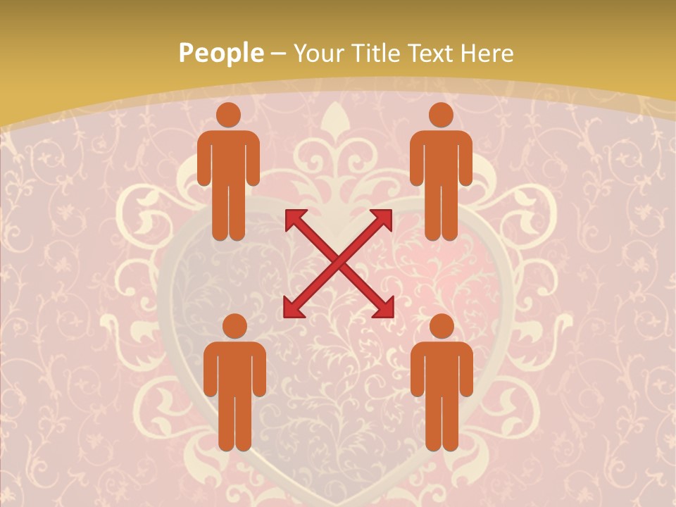 Flourishes Passion Red PowerPoint Template