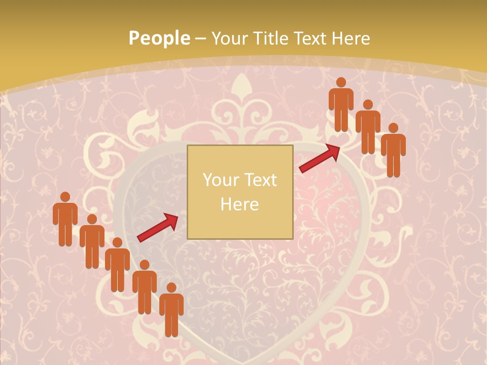 Flourishes Passion Red PowerPoint Template